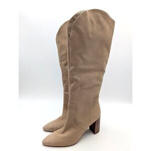 Dolce Vita Nedi Knee High Block Heel Boots Women's Pointed Toe Size US10 EU41